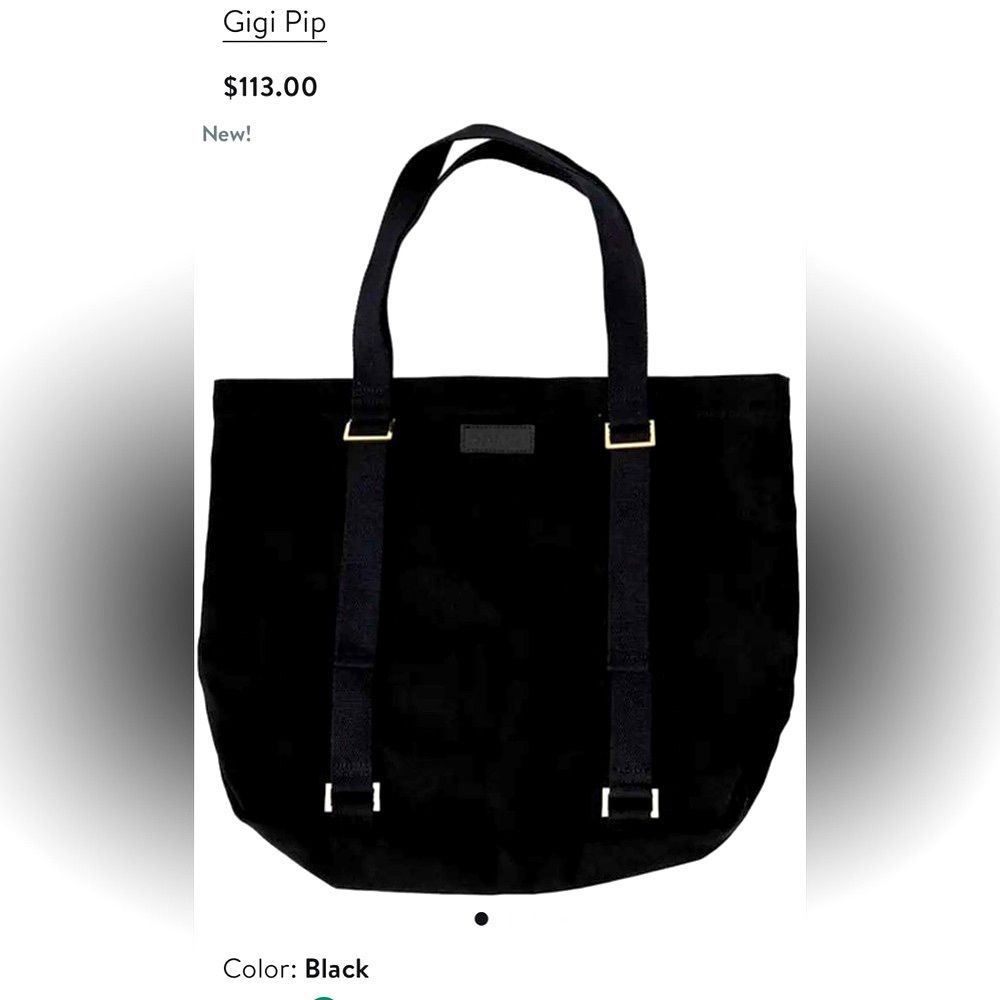 GIGI PIP Black Tote Bag